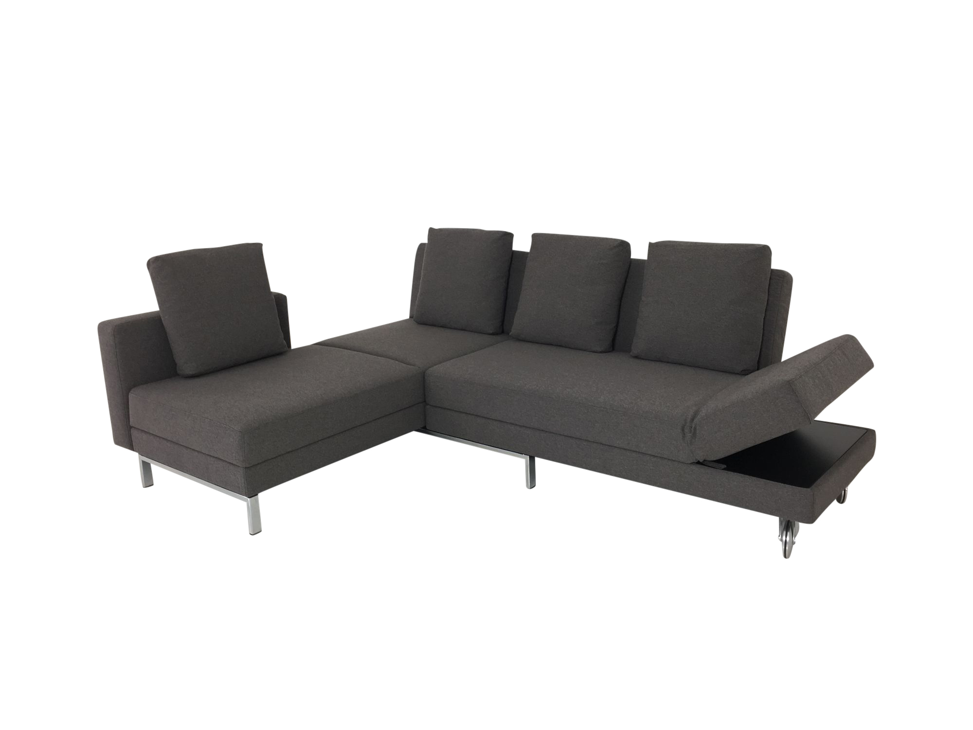 Brühl FOUR-TWO Sofa mit Recamiere und Bettfunktion in ...